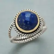 NWT Sundance Catalog Silver “Lapis Lariat Ring” size 9 $158