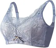 [HONGFSM] Mastectomy Bras Sexy Lace Post Surgery Bralette Breast Prosthesis Support Bra Wireless Comfort Everyday Bra for Women