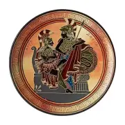 Athena Minerva - Greek Goddess of Wisdom -Ares Mars - God of War - Ceramic Plate