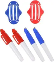 BESPORTBLE 6pcs Golf Marker Tool Line Drawer Ball Drawing Drawer for Lines Marker Balls Marker Liner Ball Marker Line Marker Alignment Drawer Markers Stencil Plastic