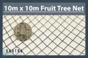 Anti Bird Netting - Black - UV Treated - 10m x 10m - Fruit Tree Net - FREE SHIP