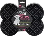 LickiMat Small Slodog Suitable for Wet Food, Raw Food, Kibble and Treats. Perfect Fun Feeder for Small and Medium-Sized Dogs. No Gulp and No Frustration