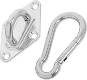 SUPVOX 1 Set Heavy Duty Hammock Hanging Kit with Swivel Hooks Stainless Steel Lag Screws for Swings for Macrame Chair and Versatile Installation