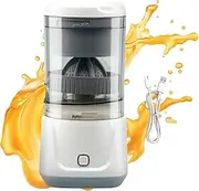 [Vgvgaj] Fruit Press Machine | Rechargeable Juicer Machine,Automatic Orange Lemon Fruit Squeezer, Portable Juicer with Brush for Vegetables and Fruits