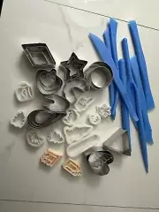 Craft Polymer Clay Bundle Cutters And Tools Beginners Bundle Misecellaneous Lot