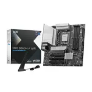 MSI PRO B860M-A WIFI mATX Motherboard – LGA1700 DDR5, WiFi 6E, Intel 14th Gen Ready