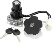 Ignition Switch for RZ125 RZ250 RZ350 Motorcycle Ignition Switch and Fuel Tank Caps Lock Keys Set Motorcycle Ignition Switch Lock
