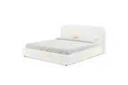 Calix Boucle Bed Frame - Cream White - Super King