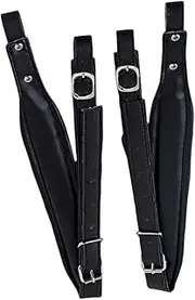 TOPPERFUN Bass Accordion Straps 2 Pcs Synthetic Leather Shoulder Belts for Instruments