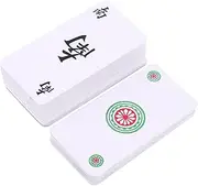 Toyvian 1 Set Portable Mahjong Travel Game for Parties Family Fun and Home Entertainment Lightweight Chinese Mahjong Game Supplies