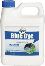 Sanco Industries KoiWorx Blue Dye - Ornamental and Decorative Pond Dye, Water Features and Fountains, Safe for Koi - 1 Quart