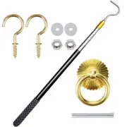 Ladder Pull Down System Kit Attic Metal Pull Hook Set Attic Pull Down Set Of 9