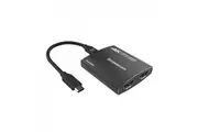 SIMPLECOM DA330 USB-C to Dual HDMI MST Adapter 4K@60Hz with PD and Audio Out