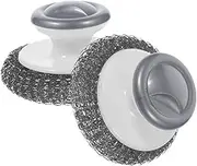 OSOLADY 2-Pack Kitchen Sink Brush Dish Washing Brush Handle Stainless Steel Scrub Brush for Dish Scrub Kitchen Brush Dish Scrubber Brush Pot Brush Kitchen Wash Tool