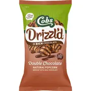 Cobs Drizzl'd Popcorn Double Chocolate 118g