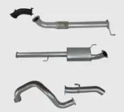 3” 409 SS Exhaust System with Muffler for Toyota Prado KZJ120R 3.0L 1KZ-TE