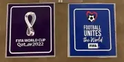 Argentina Qatar patches set home & away + namesets + matchdays (Shirt not inc.)