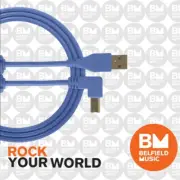 UDG Ultimate U95004 USB2 Cable A-B Blue Angled 1m - Brand New - Belfield Music