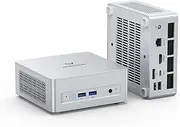 MINISFORUM UM870 Slim Mini PC,AMD Ryzen 7 8745H Processor Mini Computer(8C/16T, Up to 5.0GHz), 32GB DDR5 RAM & 1TB PCIe 4.0 SSD, Support 8K@60Hz HDMI 2.1/USB4 Output, WIFI6E/BT5.3/Auto Power On