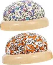 LIFKOME 2Pcs Sewing Pincushions for Needles Portable Organizers with Decorative Design Present for Quilting and Craft Lovers Keep Pins and Needles Safe and Accessible