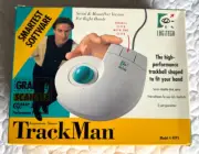 NOS Logitech Trackman Trackball Corded Marble Mouse Right Hand - NEW