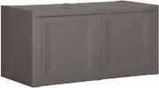 Closet Organizers and Storage, Trunk Car Organizer with Lid, Dorm Room Essentials, Stackable Storage Bin, Decorative Storage Basket for Organizing, Grey 86x40x42 cm 85 L