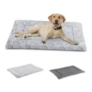 Dog Bed, Reversible Washable Bed Mat, Soft Premium Plush Dog Crate Pad, Pet