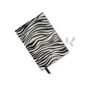 Montblanc Notebook #146 Pony Hair Zebra Premium Paper Blank Silver Cut Notebook