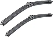 Acatana Windscreen Wiper Blades for Nissan Navara D23 2015-2022 Set 24" + 17" inches Sizes Front Replacement Driver Passenger Side Pair Wipers (2 pcs Kit)