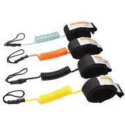 5FT 5MM Coiled SUP Surf Leash Leg Foot Rope for Stand Up Paddle Board Surfboard