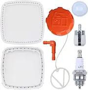 Hyceker PB2520 Air Filter Tune Up Kit for Echo PB-2520 PB 2520 Shindaiwa EB252 Handheld Leaf Blower A226002160 Air Cleaner Fuel Cap Spark Plug Primer Bulb Maintenance Parts 90183Y