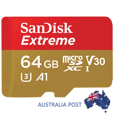 SanDisk Extreme 64/128/256GB Micro SD SDXC Class10 4K UltraHD 100MB/s A1 GoPro4