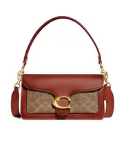 Zippered shoulder bag One size Brown