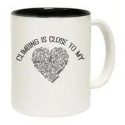 Aa Climbing Is Close To My Heart Mug Cup