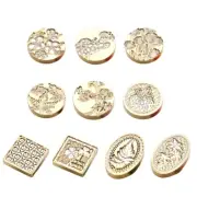 Maple-Leaf Sealing Wax Stamp Flower Wax Seal Stamp Head for Invitations Cards