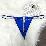 [FARZAH] Women Panties Female Underwear 3PCS/Set Sexy Custom Crystal Letters Name G-String Waist Chain Women Personalized Body Chain Lace Bikini Thong Beach Custom Jewelry Gift(BL01,NO Letters)