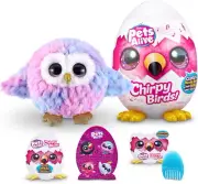 Pets Alive Chirpy Birds OWL Plush Giant Surprise Egg Electronic Pet That Speaks