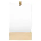 Wall Mirror Solid Pinewood 23x39.5 cm Decorative Home Accent Bathroom Deco 22802