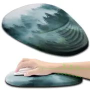 Ergonomic Mouse Pad with Wrist Support, Desktop Mouse Pad Wrist Rest Design a...
