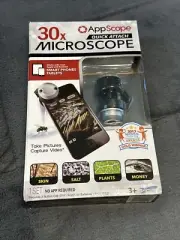 AppScope 30x Quick Attach Microscope for Smart Phones-NEW NEVER USED!!!!!