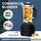 1800W 2L Blender Mixer Food Processor Commercial Juicer Smoothie 10 Speed Black