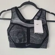 Nike F/E NOM Flyknit High Support Unpadded Sports Bra AJ4047-014 Size M