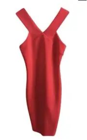 TED BAKER LONDON NEOPRENE CROSSBODY DRESS SZ 2 NEW