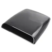 Black Universal Car Decorative Air Flow Intake Hood Scoop Vent Bonnet Cover