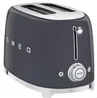 Smeg 50's Style Toaster 2 Slice Slate Grey Genuine ITALY Designed Brand New