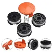 Compatible with Black&Decker 3 pack AF-100-3ZP Spool Line and 1 pack Cap RC-100
