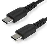 StarTech 2m USB C Charging Cable, Durable Aramid Fiber M/M 60W Black - RUSB2CC2MB
