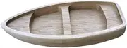 STARTIST Wooden Boat Boat Decoration Wooden Ornaments Wood Canoe for Desktop Shelf 6.69 in