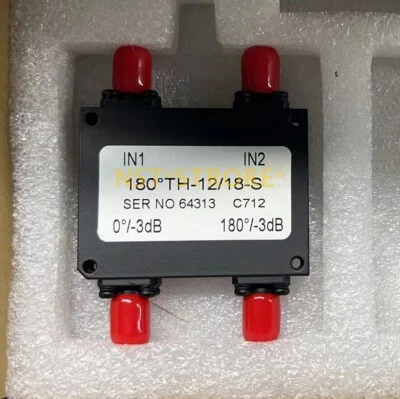 TH-12/18-S 12-18GHz 30W RF Microwave Coaxial 180 Degree Bridge Coupler