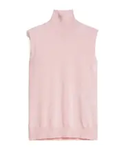 Sportmax Ardenza Roll Neck Sleeveless Vest XL pink